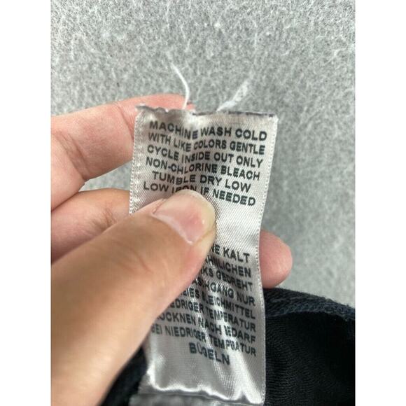 True Religion Jeans Mens 32 Black Relaxed Fit Skinny No Flap‎ Pockets Zip Fly - Picture 14 of 16